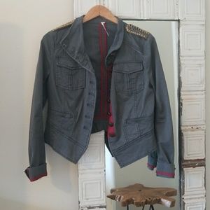 Free People Military Style Jacket